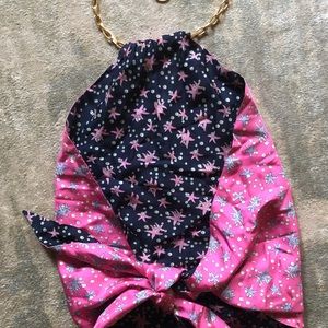 Reversible halter top